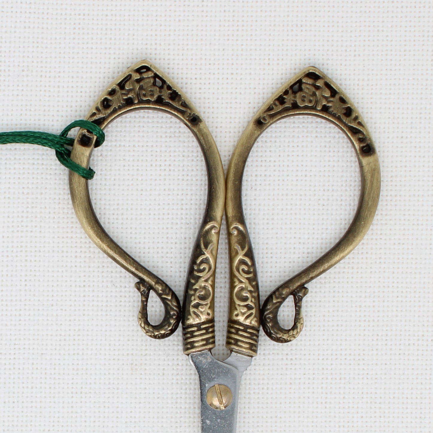 Copper Celtic Style Embroidery Scissors With Tassel