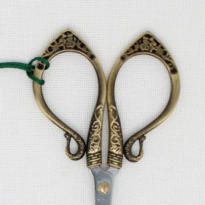 Copper Celtic Style Embroidery Scissors With Tassel