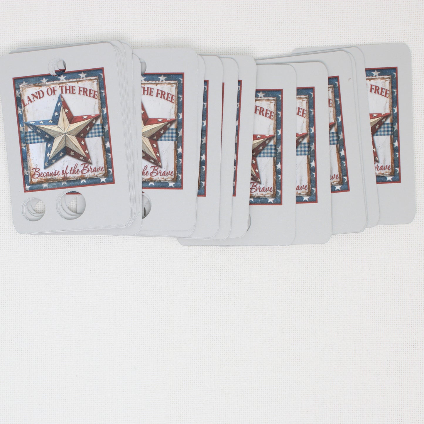 Because Of The Brave Floss Cards. - Pack of 20 Cards