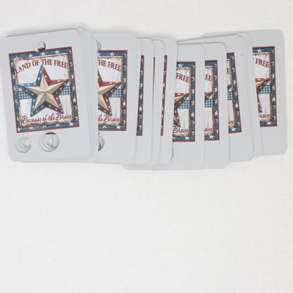 Because Of The Brave Floss Cards. - Pack of 20 Cards