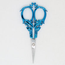 Large Blue Flower Embroidery Scissors