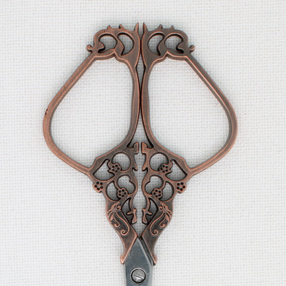 Unique Design Embroidery Scissors (COPPER)