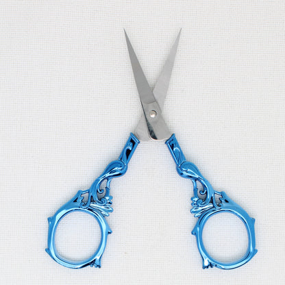 Blue Peacock Embroidery Scissors