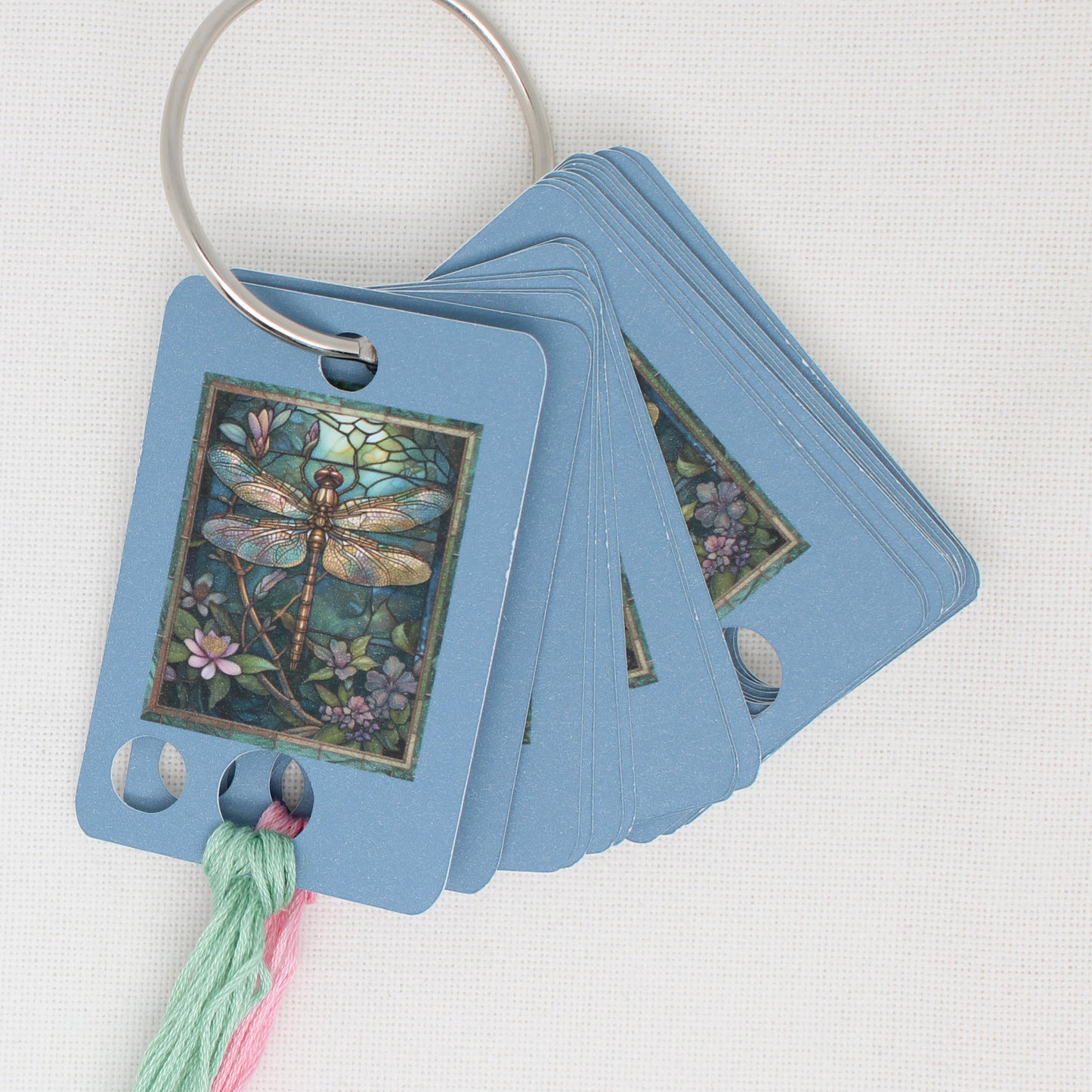 Dragonfly Floss Cards. - Pack of 20 Cards