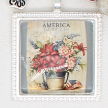 American Flowers Zipper Pull/ Mini-Fob