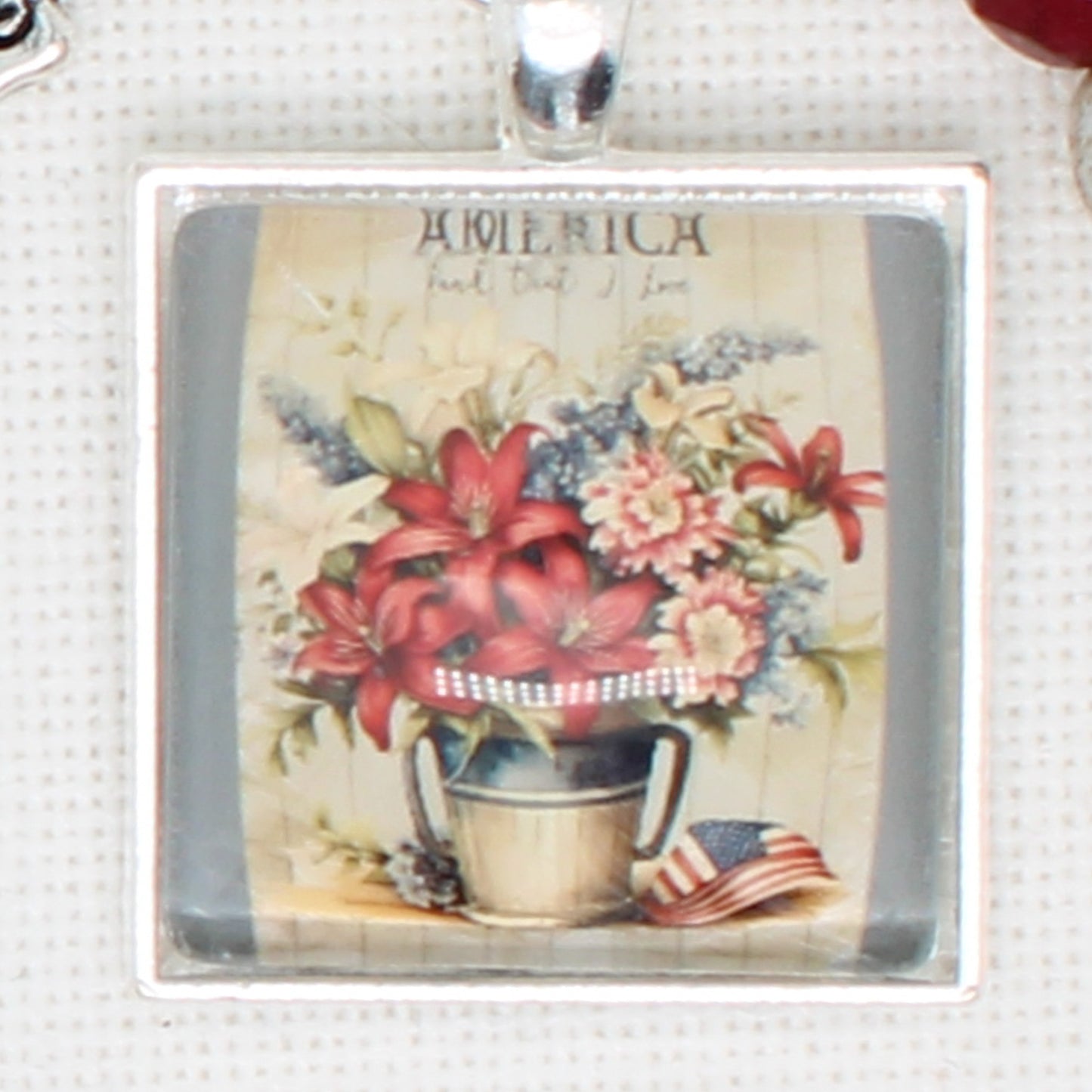 American Flowers Floss Ring