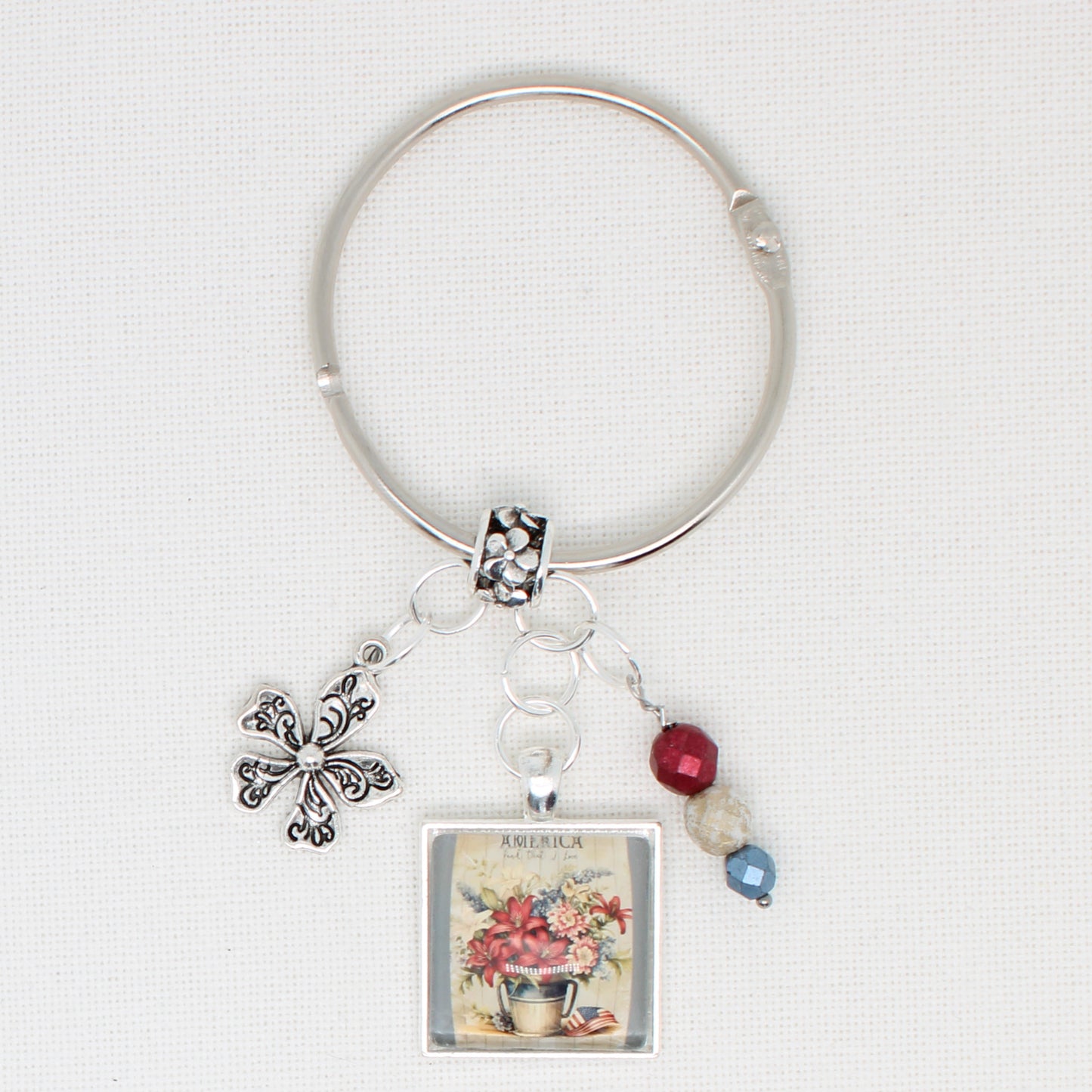 American Flowers Floss Ring