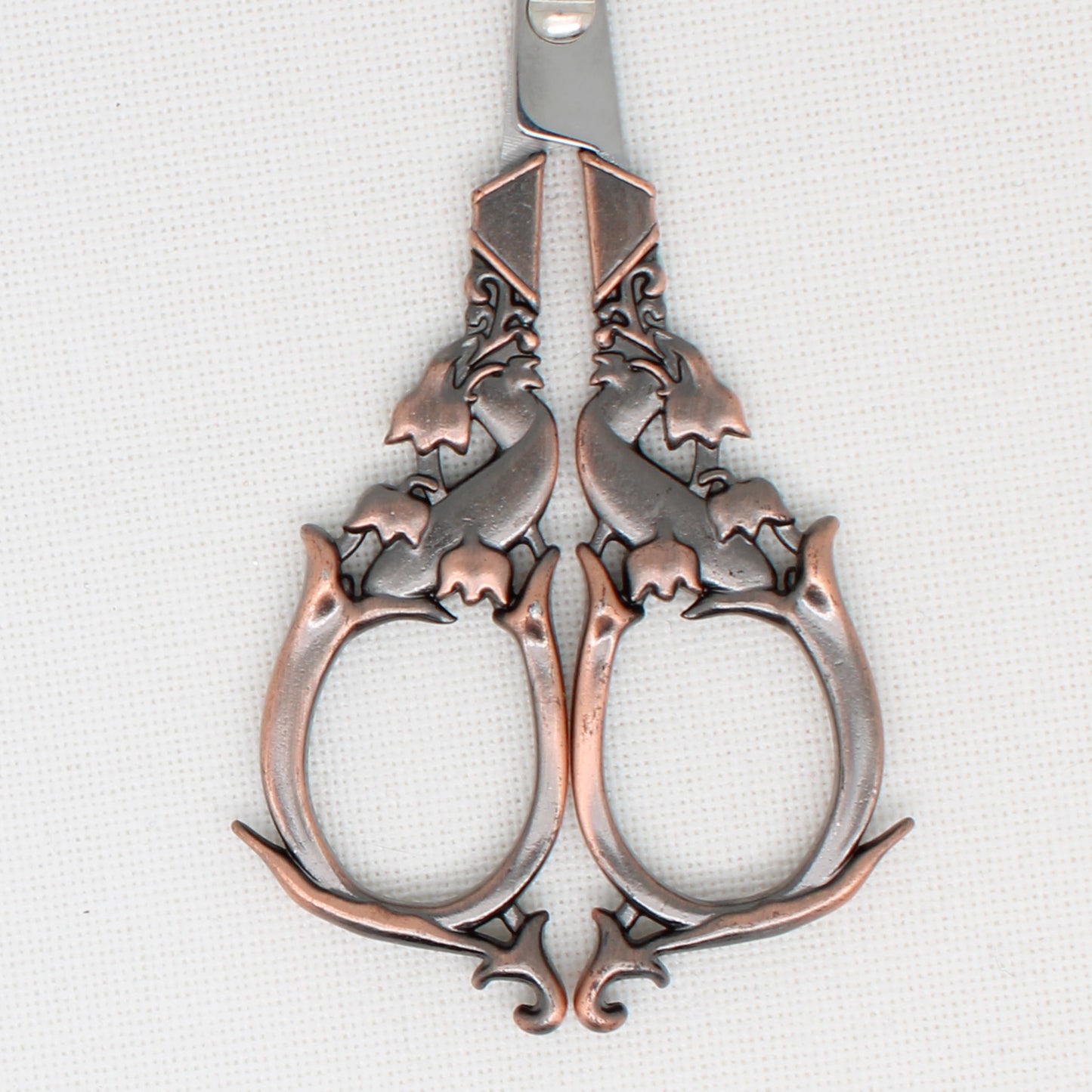 Large Copper Flower Embroidery Scissors