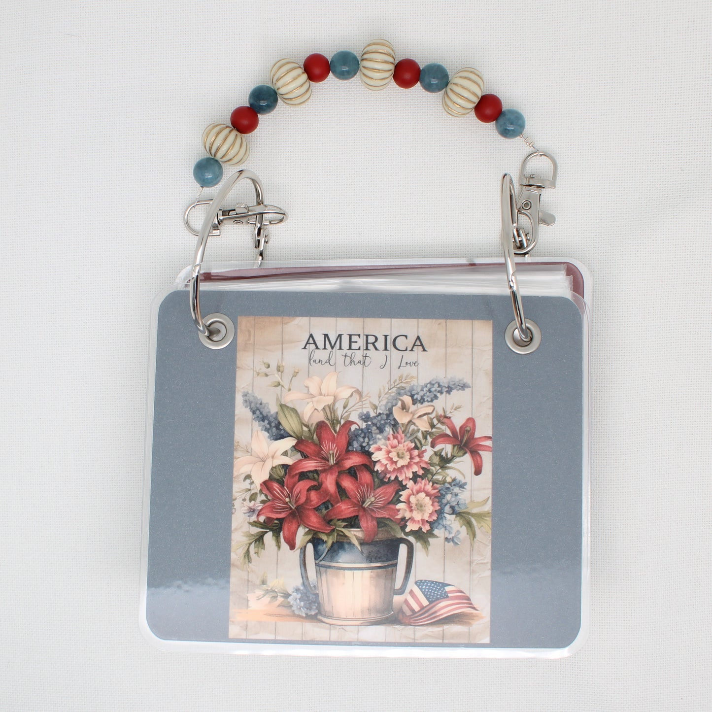 American Flowers Floss Bag Book