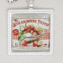 Strawberry Patch Zipper Pull/ Mini-Fob