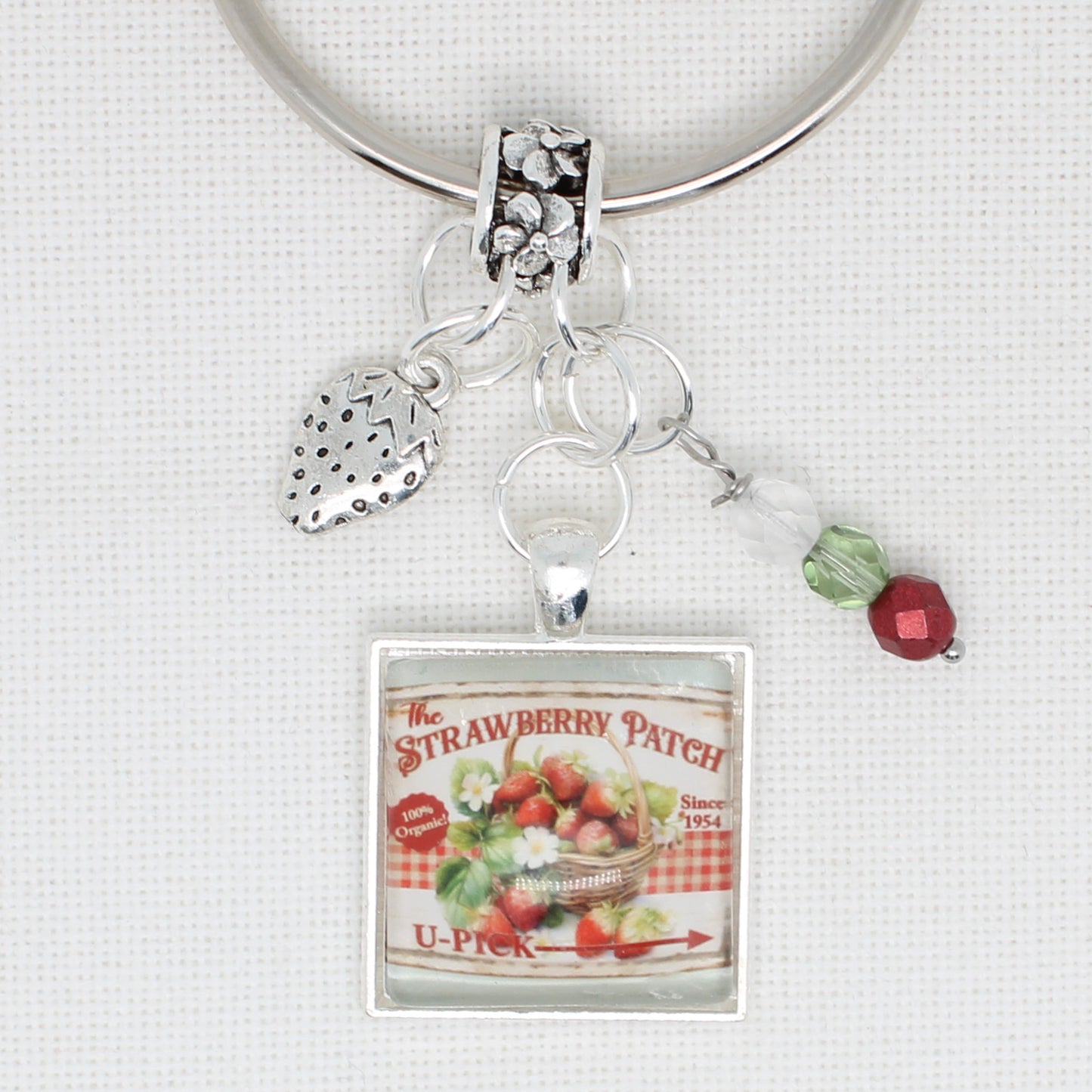 Strawberry Patch Floss Ring