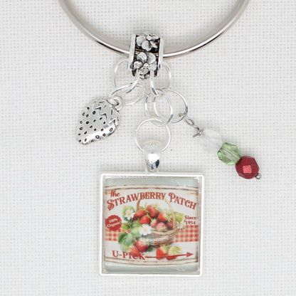 Strawberry Patch Floss Ring
