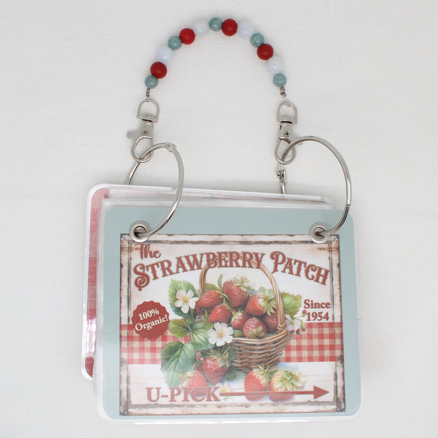 Strawberry Patch Floss Bag Book