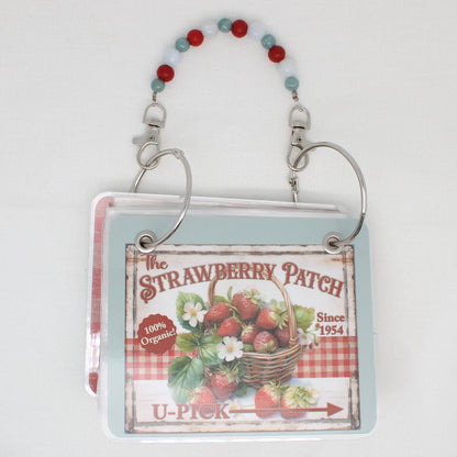 Strawberry Patch Floss Bag Book