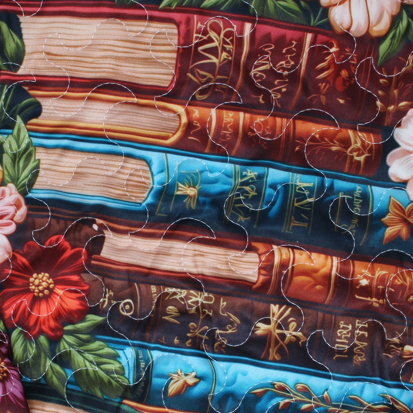 Books And Flowers Project Tote