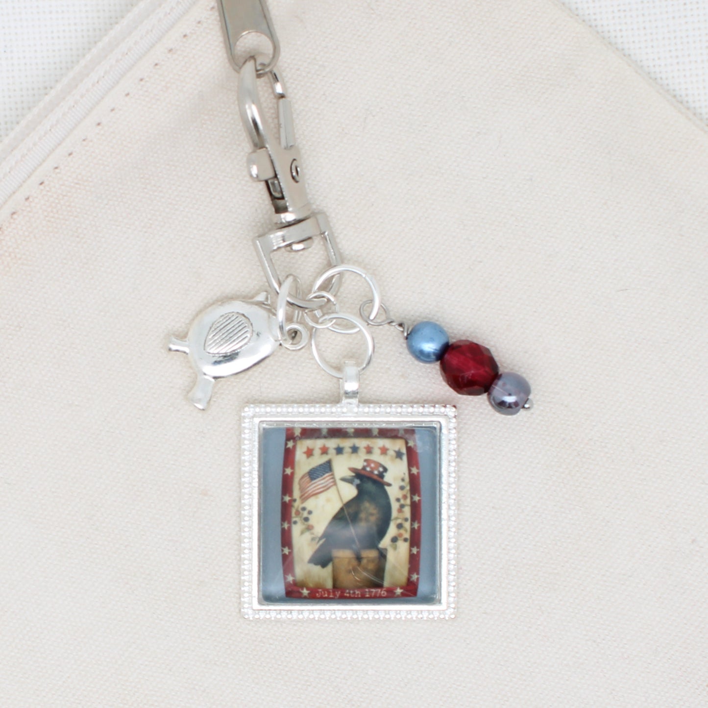 4th Bird Zipper Pull/ Mini-Fob