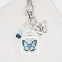 Blue Whispers Zipper Pull/ Mini-Fob