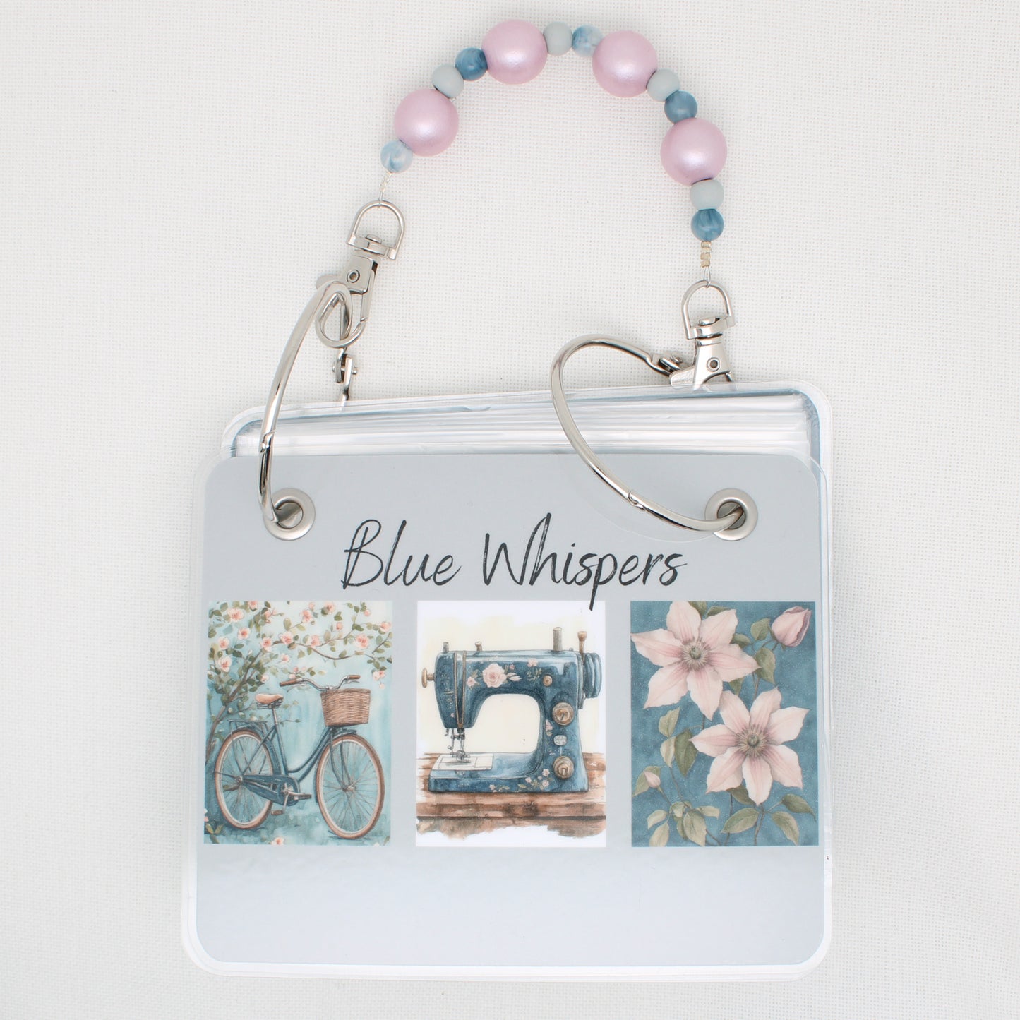 Blue Whispers Floss Bag Book