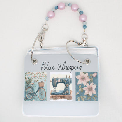 Blue Whispers Floss Bag Book