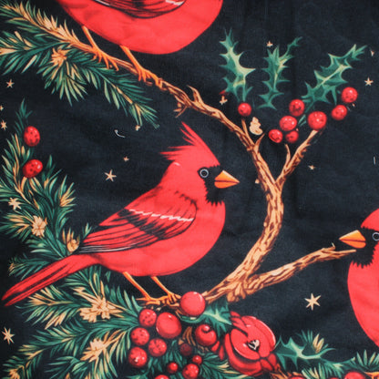 Cardinals Tote not quilted with zipper
