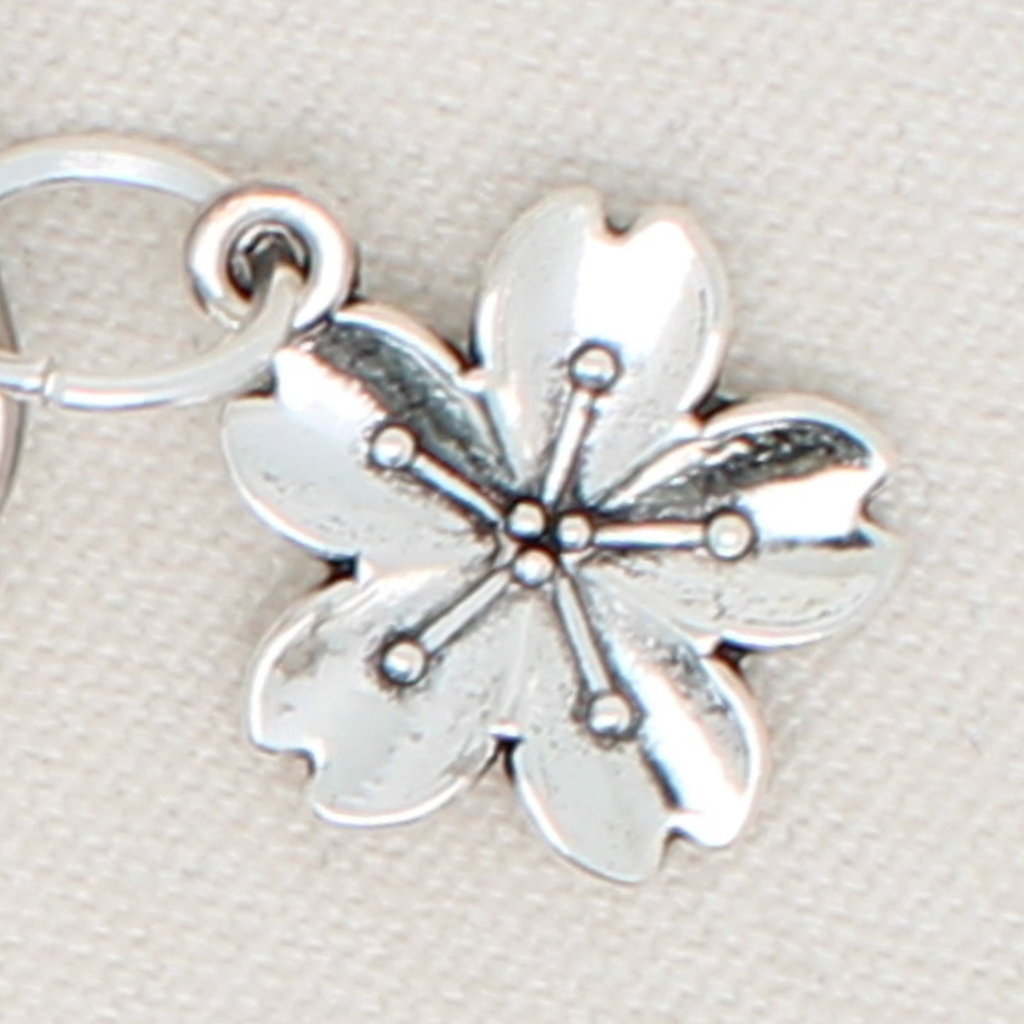 Teacup Of Flowers Zipper Pull/ Mini-Fob