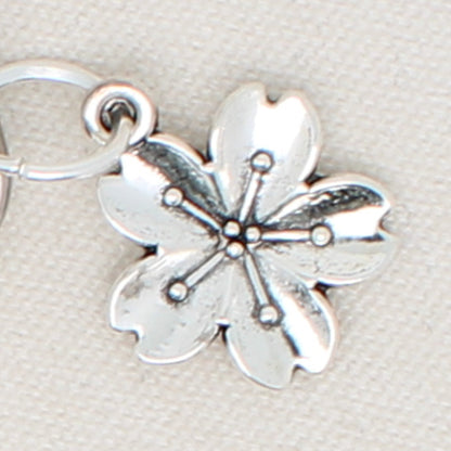 Teacup Of Flowers Zipper Pull/ Mini-Fob