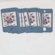 Teacup Of Flowers  Floss Cards. - Pack of 20 Cards