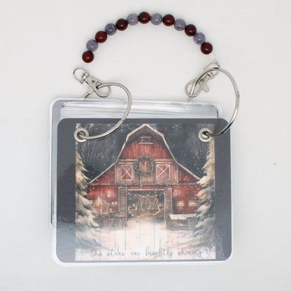 Christmas Barn Floss Bag Book