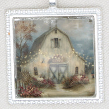 Pumpkin Barn Zipper Pull/ Mini-Fob