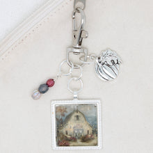 Pumpkin Barn Zipper Pull/ Mini-Fob