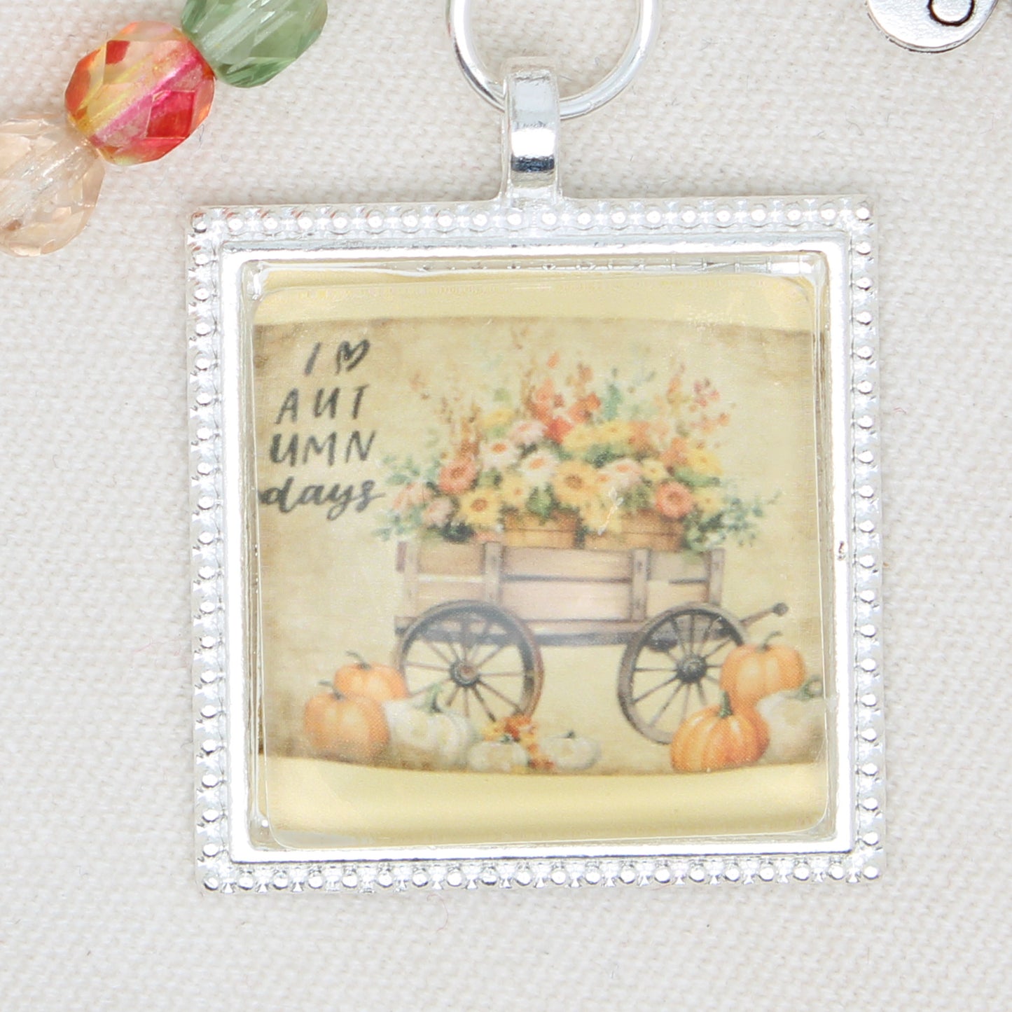 Love Autumn Zipper Pull/ Mini-Fob
