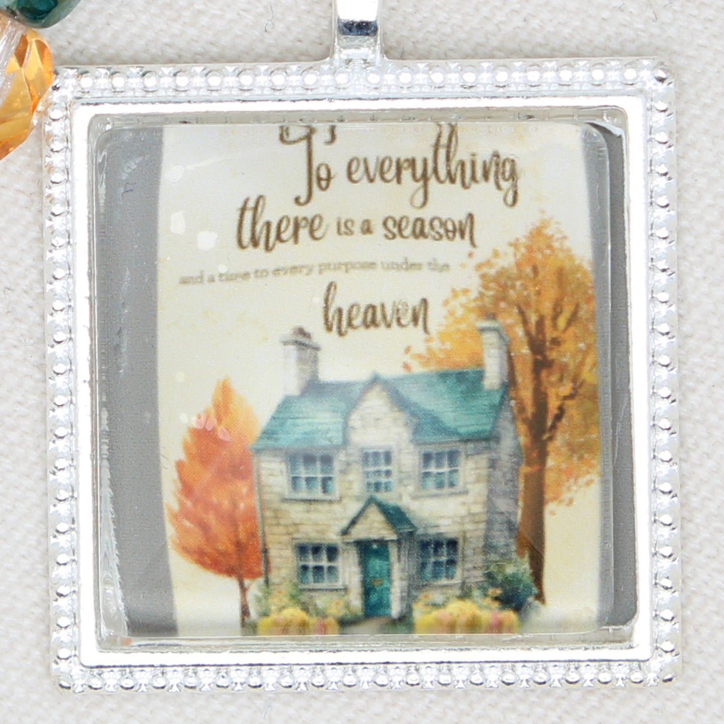 To Everything There Is A Season Zipper Pull/ Mini-Fob