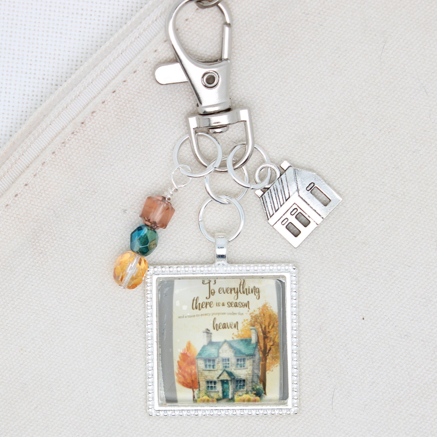 To Everything There Is A Season Zipper Pull/ Mini-Fob