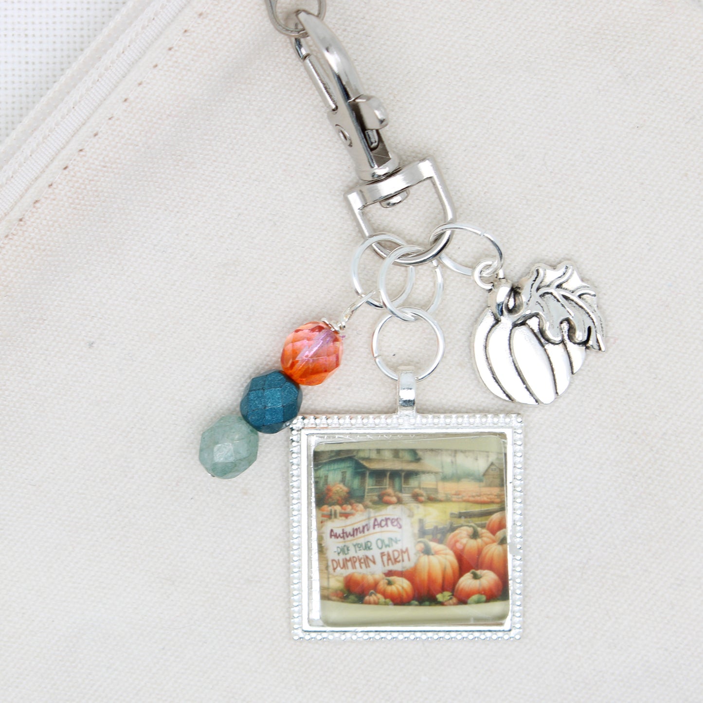 Autumn Acres Zipper Pull/ Mini-Fob