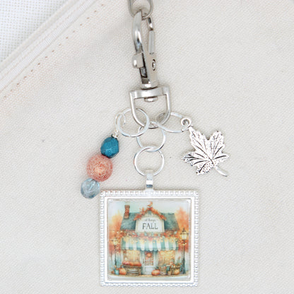 All Things Fall  Zipper Pull/ Mini-Fob