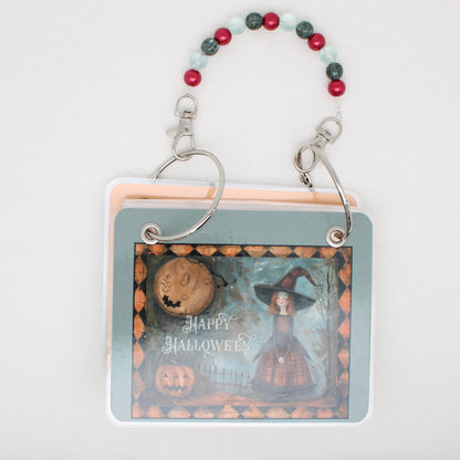 Halloween Witch Floss Bag Book