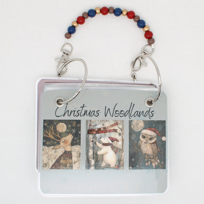 Christmas Woodlands Floss Bag Book