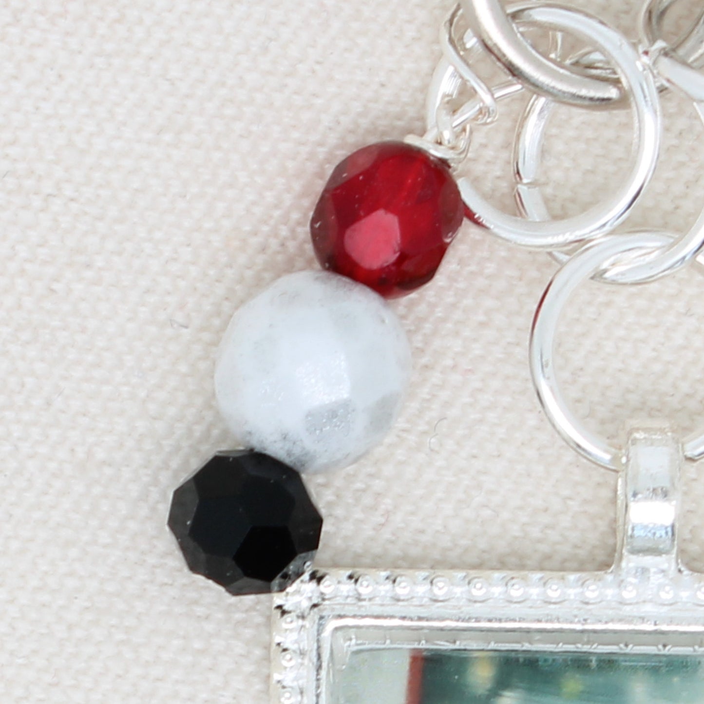 Christmas Penguin Zipper Pull/ Mini-Fob