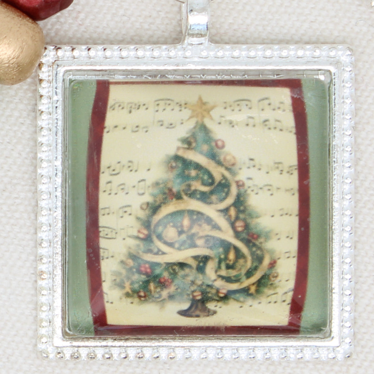 Musical Christmas Tree Zipper Pull/ Mini-Fob