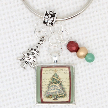 Musical Christmas Tree Floss Ring