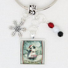 Christmas Penguin Floss Ring