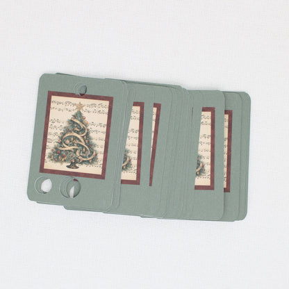 Musical Christmas Tree Floss Cards - Pack of 20