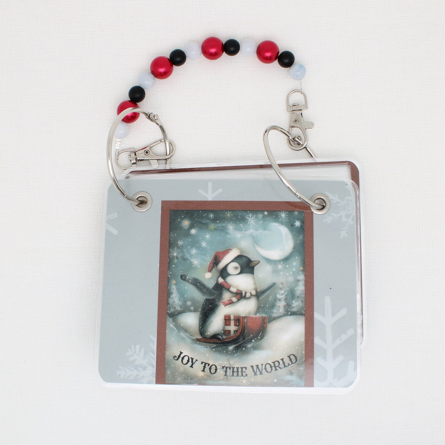 Christmas Penguin Floss Bag Book