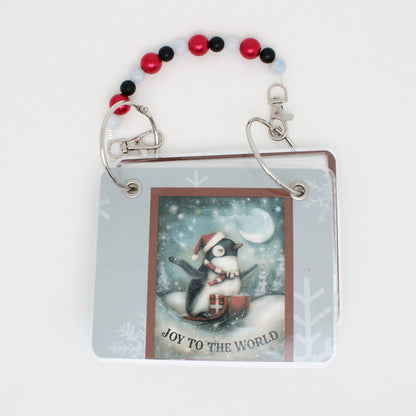 Christmas Penguin Floss Bag Book