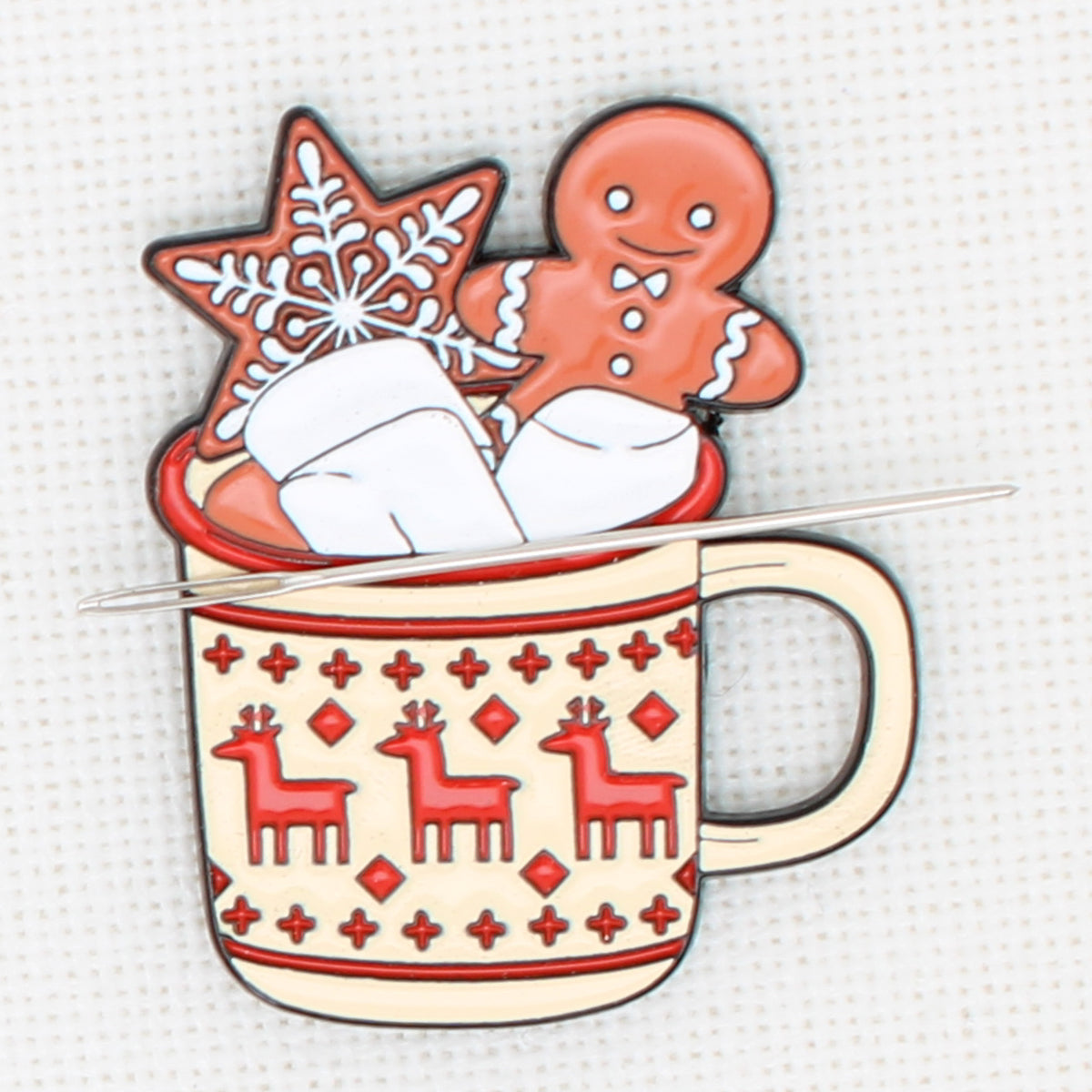 Christmas Hot Coco Magnetic Needle Minder