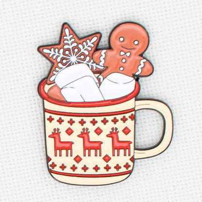 Christmas Hot Coco Magnetic Needle Minder