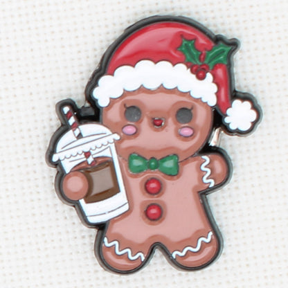 Christmas Gingerbread Man Magnetic Needle Minder