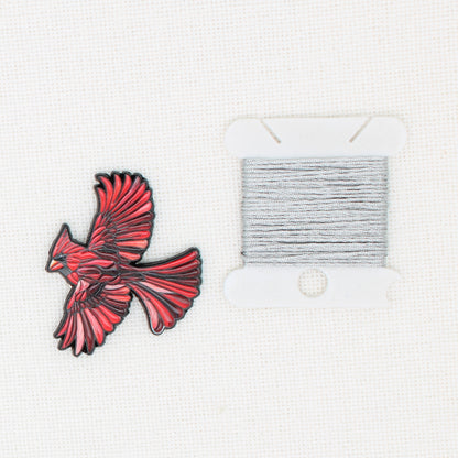Cardinal Bird  Magnetic Needle Minder