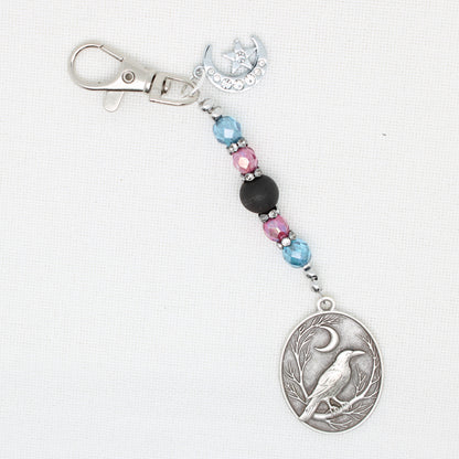 Raven Scissor Fob