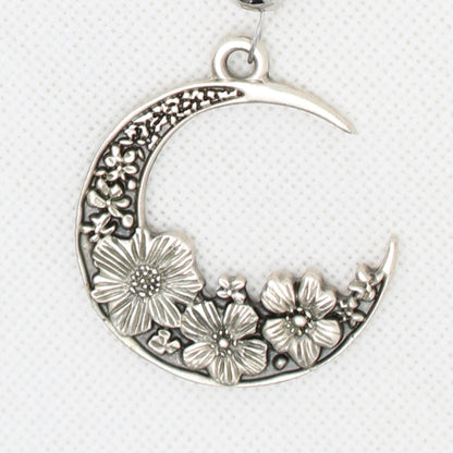 Flower Moon Scissor Fob